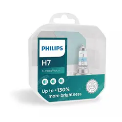 لامپ هالوژن اکستریم ویژن فیلیپس Philips X-treme Vision H7 - فروشگاه اینترنتی یدک پارت