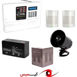 پک دزدگیر سیم کارتی GMK با دو چشمی | کیسیس