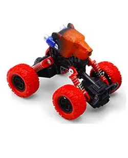اسباب بازی ماشین فنری (دو موتوره) حیوانات طرح خرس