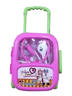 اسباب بازی چمدان پزشکی چرخدار