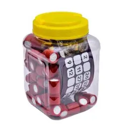 بازی دبرنا شیشه ای بزرگ