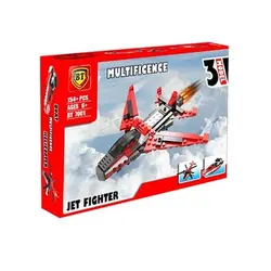 اسباب بازی لگو 3 مدل (154 قطعه) جت هلیکوپتر قایق تندرو