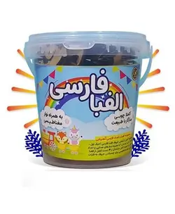 الفبای فارسی چوبی مگنتی (آهنربایی) 3 سری