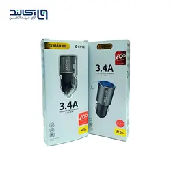 شارژر فندکی دودا مدل R5S 3.4A با دو خروجی USB