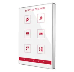 کلید لمسی هوشمند KNX مدل Touch-MyDesign - شرکت مهندسین هوشمند سازی کارن