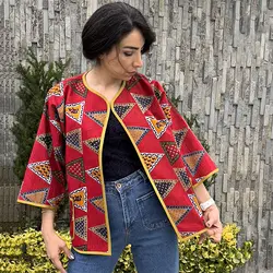 مانتو کتی باتیک طرح کوک دوزی
