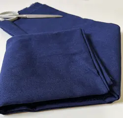 پارچه لینن هندی سورمه ای