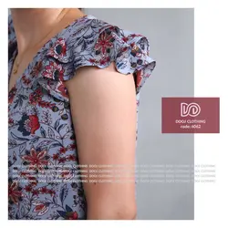 شومیز طرحدار تابستانه کد 6062