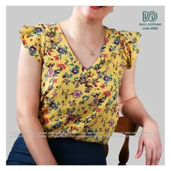 شومیز طرحدار تابستانه کد 6063