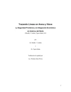 کتاب خطوط ردیابی در امنیت مرز و شن و برف و ادغام اقتصادی (زبان اسپانیایی)