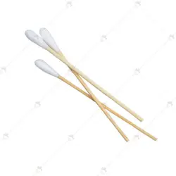 بسته 100 عددی سوآپ آزمایشگاهی پنبه‌دار Laboratory Cotton Swab