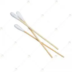 بسته 100 عددی سوآپ آزمایشگاهی پنبه‌دار Laboratory Cotton Swab