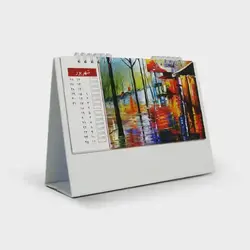 تقویم رومیزی طرح آبرنگ