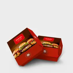 جعبه همبرگر صدفی قفل دار