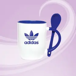 ماگ سرامیک قاشق دار