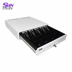 كشو پول پنج خانه سفيد -E-POS ECH 460 RJ11 -with bell زنگدار - فروشگاه سان اکسین
