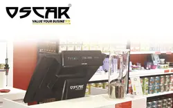 صندوق فروشگاهی اسکار (مشکی) Oscar Touch Pos Parker j1900 - فروشگاه سان اکسین