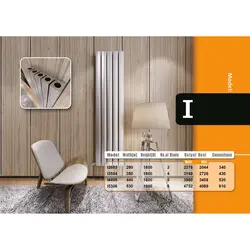 رادیاتور استیل عمودی دیما مدل I