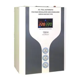 استابلایزر ولتاژ سروموتور TBM تکفاز مدل TBM STB GOLDEN 12K/DS - استابلایزر یو پی اس تابلو برق دیزل ژنراتور