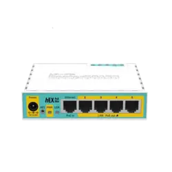 روتر شبکه 5 پورت میکروتیک 10.100 hEX PoE lite RB750UPr2
