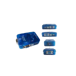 کی وی ام یو اس بی با قابلیت نصب 2 دستگاه به یک مانیتوربه همراه 3 پورت یو اس بی و یک پی اس 2