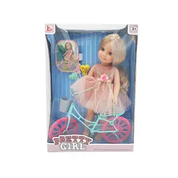 عروسک با دوچرخه Pretty Girl