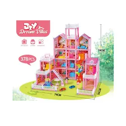 خانه عروسک 378 تکه مدل Dream Villa