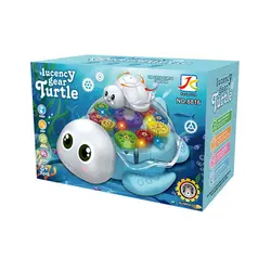 لاکپشت موزیکال و چراغدار