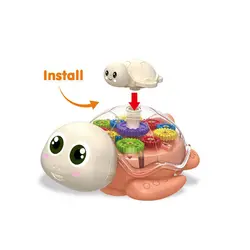 لاکپشت موزیکال و چراغدار