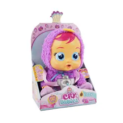 عروسک گریه کن لباس بنفش