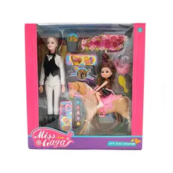 عروسک باربی با اسب