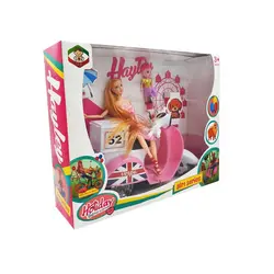 ست عروسک باربی همراه موتور