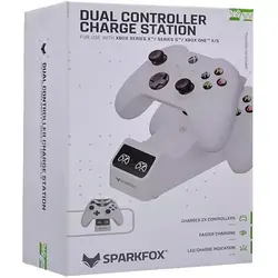 پایه شارژر دسته بازی Xbox Series X / S اسپارک فاکس  | رنگ : سفید
