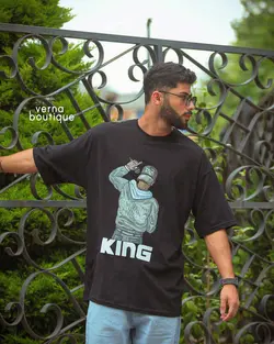 تیشرت قواره دار KING