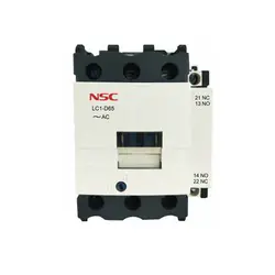 کنتاکتور 25 آمپر NSC با بوبین 220V AC کد NS07-25 - برق تولز