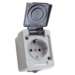 پریز ارت دار بارانی روکار پارت الکتریک مدل برکه - برق تولز