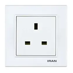 پریز برق (BS-1363) فضل الکتریک طرح برلیان سری اقتصادی - برق تولز