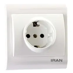 پریز برق ارت دار فضل الکتریک مدل ایران - برق تولز