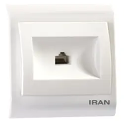 سوکت تلفن تک فضل الکتریک مدل ایران - برق تولز