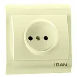 پریز برق (پشت سرامیکی) فضل الکتریک مدل ایران - برق تولز