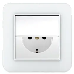 پریز برق ارت درب دار (پشت سرامیکی) فضل الکتریک مدل ارس - برق تولز