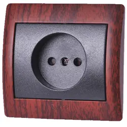 پریز برق ساده با پایه سرامیکی دلند طرح آریا - برق تولز