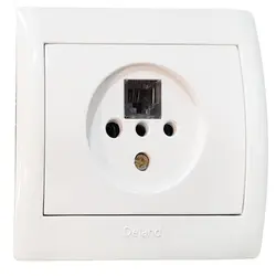 سوکت تلفن دوکاره دلند طرح آریا - برق تولز