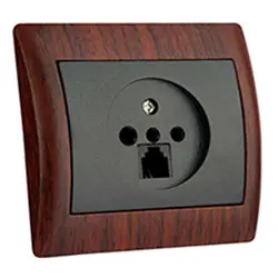 سوکت تلفن دوکاره دلند طرح آریا - برق تولز