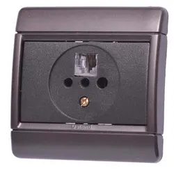 سوکت تلفن دوکاره دلند طرح رایان - برق تولز