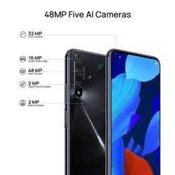 گوشی موبایل هوآوی مدل Nova 5T دو سیم کارت ظرفیت 128 گیگابایت