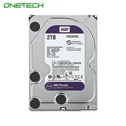 هارد دیسک اینترنال وسترن دیجیتال مدل  Purple WD ظرفیت 2T ترابایت