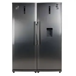 یخچال و فریزر دوقلوی کلور رنگ تیتانیوم