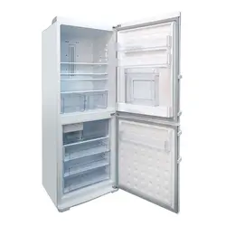 یخچال فریزر پلادیوم مدل 35 فوت ES35 سفیدچرم فریزر پایین با یخ سازاتوماتیک و درب بار