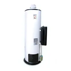 آبگرمکن نفتی 200 لیتری گرمان گاز الکترواستیل استوانه ای زمینی ایستاده
